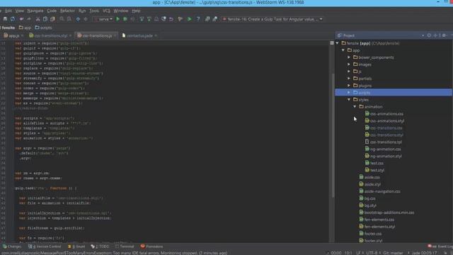9. Angular animation generated with Gulp (Part 1) смотреть онлайн