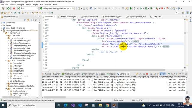Spring Boot Web Application : custom JPA Query ( adding Brands and Featured Product ) смотреть онлайн