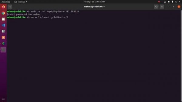 How to uninstall PhpStorm IDE completely from Ubuntu | Linux | Uninstall PhpStorm Tarball Archive