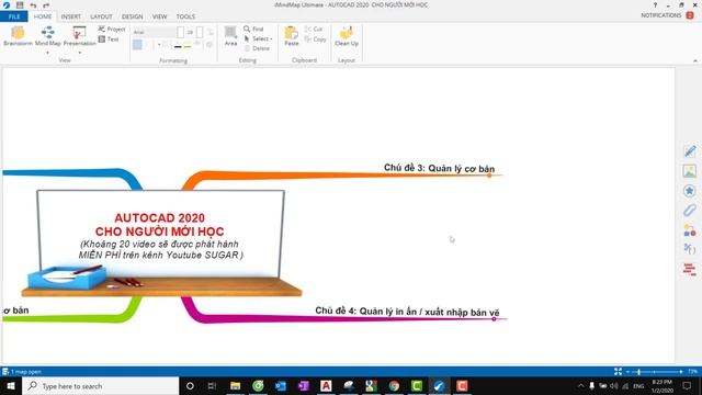 AUTOCAD 2020 - KHÓA HỌC ONLINE MIỄN PHÍ CHO NGƯỜI MỚI HỌC | SUGAR MEPF смотреть онлайн