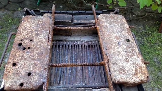 Мангал дачный с колосниковой решеткой. смотреть онлайн