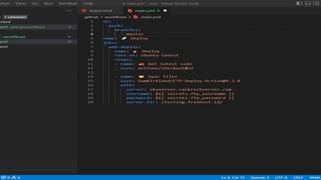 Auto Deploy Github Shared Hosting CI CD смотреть онлайн