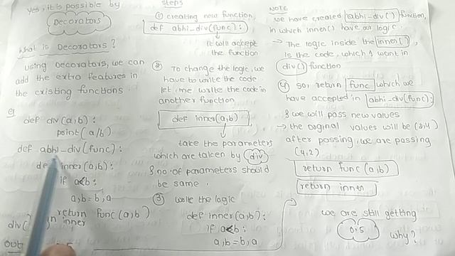 36. Decorators in Python || Python tutorials for beginners in telugu смотреть онлайн