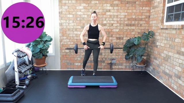 Super BASIC Step Aerobics & SCULPT Class ✔ At Home Cardio Step Routine✔ Weight Loss & Sculpt смотреть онлайн