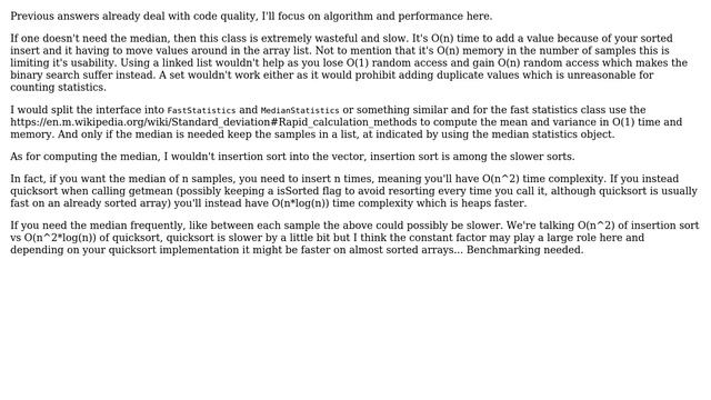 Code Review: statistics classes with number and object inputs (4 Solutions!!) смотреть онлайн