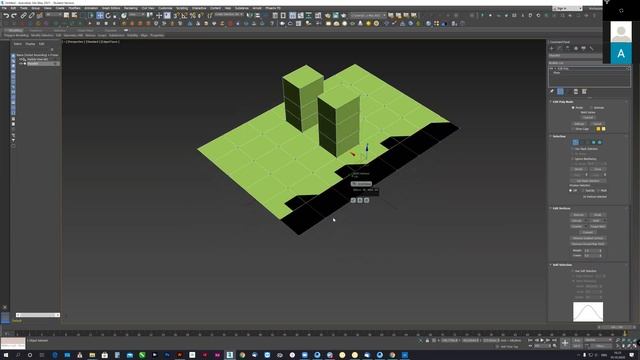 Полигональное моделирование 3Dsmax - Editable poly смотреть онлайн