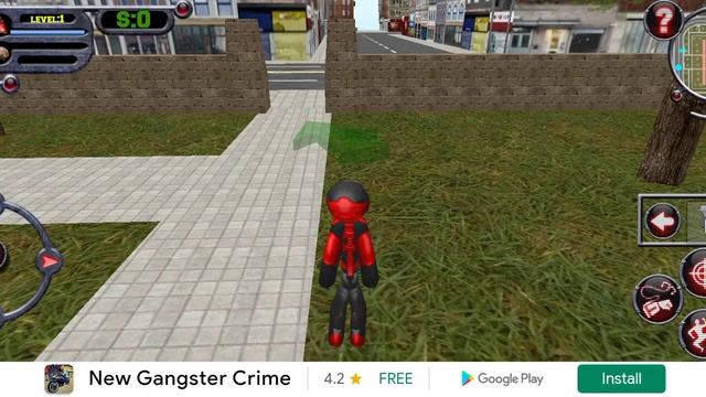 playing Stickman Rope Hero 1.0 in 2021 (oldest version) смотреть онлайн