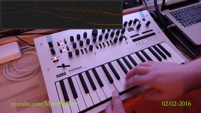 Korg Minilogue Unboxing and sound demo смотреть онлайн