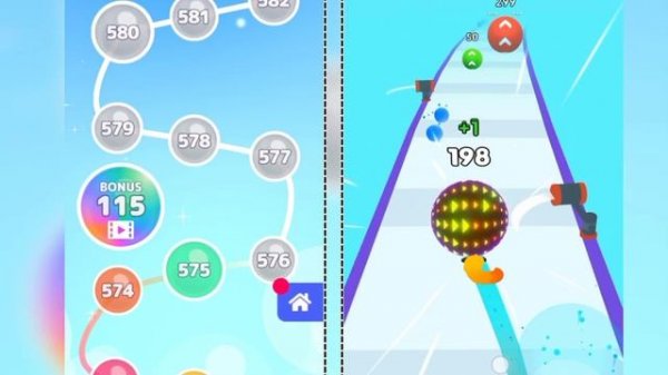 Melty Bubble healing puzzle vs level up balls - 2048 ball Gameplay walkthrough New Update Levels #5
