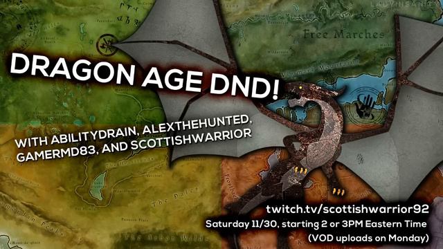 Happy Thanksgiving and Dragon Age D&D on Saturday! смотреть онлайн