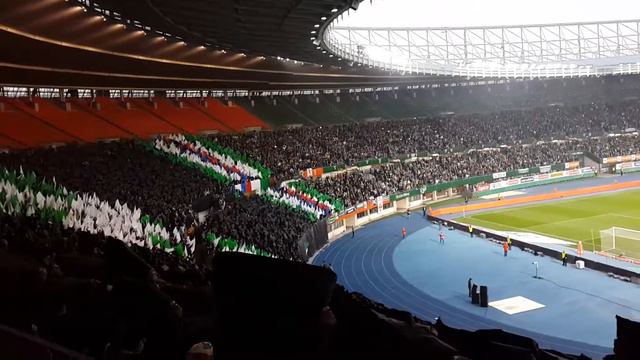 Ernst-Happel-Stadion, Wien, Österreich. Sportklub Rapid Wien.Эрнст Хаппель Стадион, Вена, Австрия смотреть онлайн