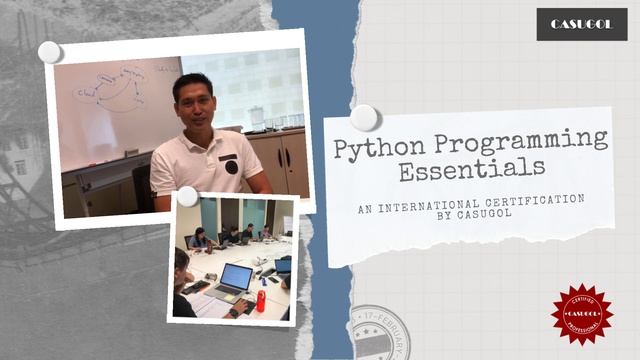 Python Programming Essentials (PPE) by CASUGOL смотреть онлайн