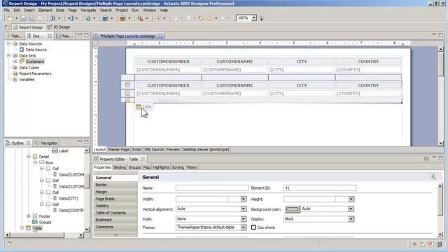 Using Multiple Page Layouts in BIRT смотреть онлайн