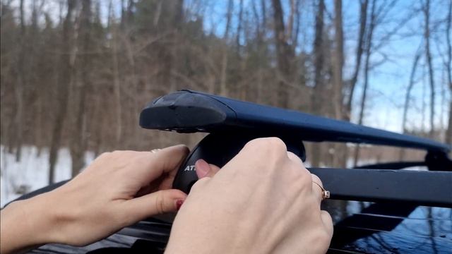 Багажник ATLANT для BMW X5 E53 (99-06). Крыловидная дуга. Черный. смотреть онлайн