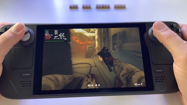Wolfenstein 2 The New Colossus - ultra max graphics - Steam Deck handheld gameplay смотреть онлайн