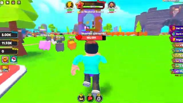 +1 СИЛЫ КАЖДУЮ СЕКУНДУ! НОВЫЙ СИМУЛЯТОР КАЧКА В РОБЛОКС ROBLOX смотреть онлайн