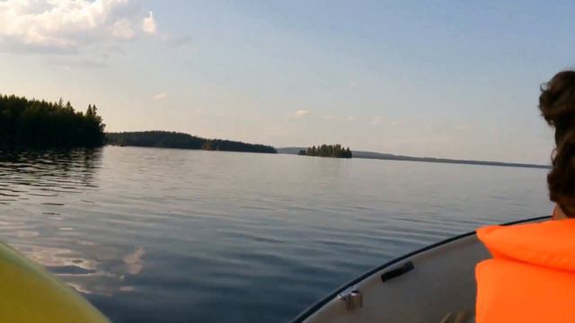 Finland. Suomi. Финская природа, Озеро Конневеси. Путешествие на остров. смотреть онлайн