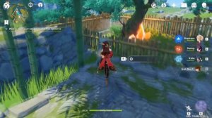 Genshin Impact: Секрет Чи. Фрагменты около статуй Гео Архонта.