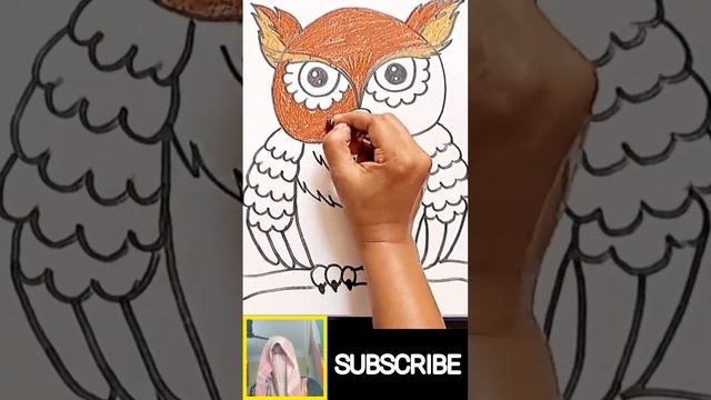 Drawing an owl #reacts #shorts #youtubeshorts смотреть онлайн