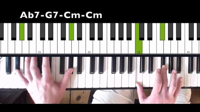The Thrill Is Gone, piano tutorial in C, Slow Blues смотреть онлайн