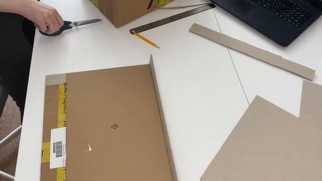 Доска для рисования мелом своими руками ?DIY| перерабатываем коробки за пару часов! смотреть онлайн