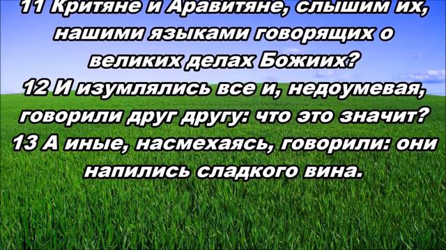 Тихое время с Живой Жизнью: Деяния 2:1–13 (03062018) смотреть онлайн