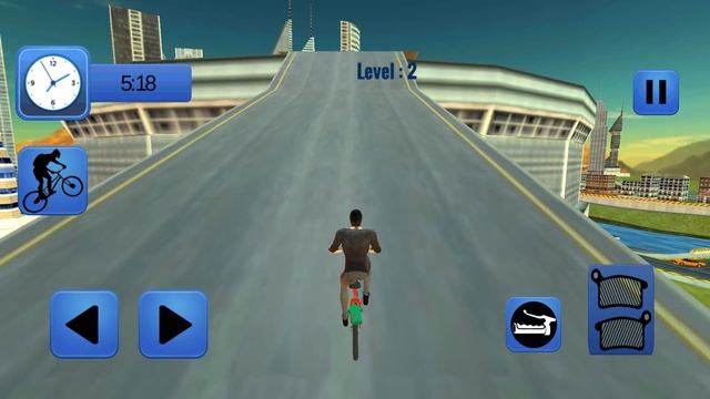 Bike Racing Games - Extreme Bicycle Parking Game - Gameplay Android free games смотреть онлайн