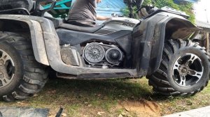Как заменить ремень вариатора? | Замена ремня на квадроцикле CFMOTO