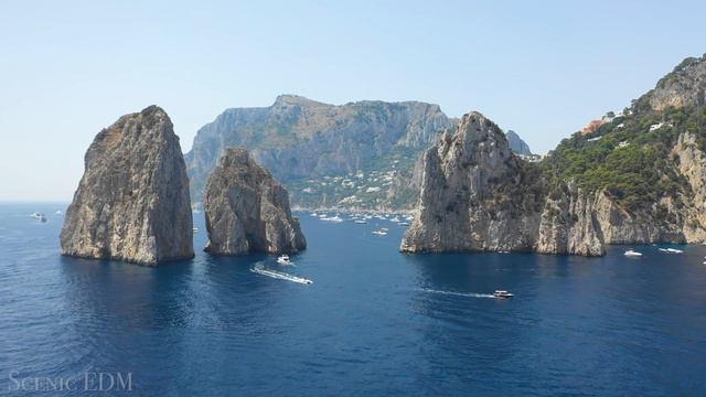 Amalfi Coast & Tropical House - 4K Scenic Film With EDM Music смотреть онлайн