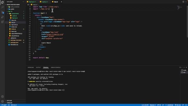 React Router Dom смотреть онлайн