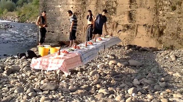 Экскурсия в Кодорское ущелье. Шакуранский водопад. 2015 г. Видео 40 смотреть онлайн