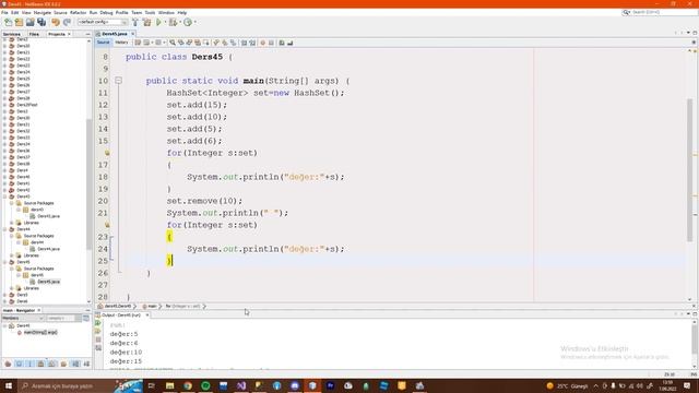 JAVA Dersleri 45 - Set Arayüzü ( Hash Set - Tree Set - Linked Hash Set ) смотреть онлайн