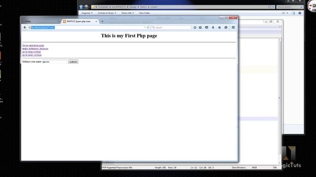php Get and Post Method | Html Form Handling With смотреть онлайн