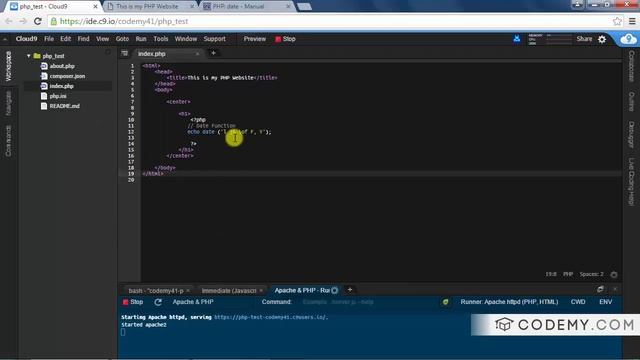 Using the Date in PHP with the date() Function смотреть онлайн