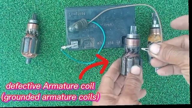 D.I.Y Starter Motor Armature Trouble Shooting Technique, Paano Malaman Kung Sira Ba O Hindi.