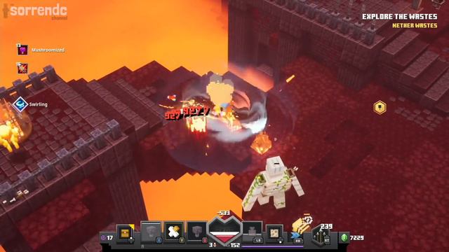 Minecraft Dungeons: Episode 25 - Flames of the Nether DLC: Nether Wastes смотреть онлайн