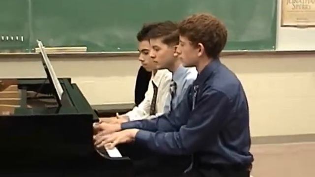 Khatchaturian: Sabre Dance twelve hands on the piano смотреть онлайн