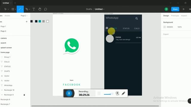 WhatsApp ui/ux redesign tutorial with figma смотреть онлайн