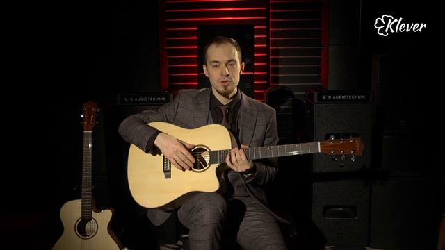 Акустическая гитара Klever KA-810 и KD-810: обзор и особенности смотреть онлайн