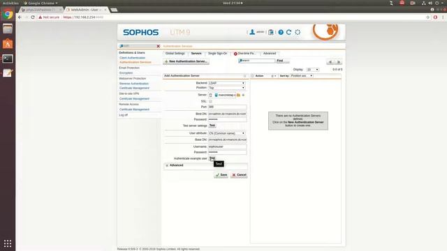 Quick Open Ldap setup with Sophos Client portal смотреть онлайн