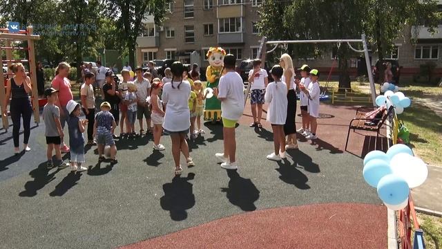 Открытие новой детской площадки в Деденево смотреть онлайн