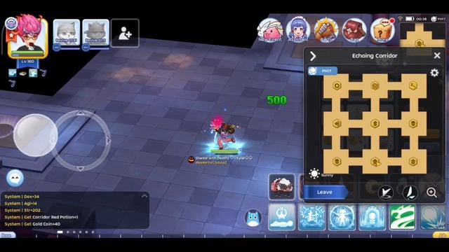 Ragnarok M: Finish Echoing Corridor 51-60 (all class/no hide/even not geared) смотреть онлайн