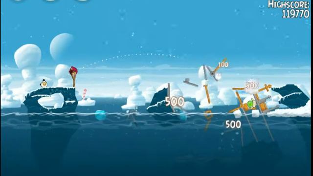 Angry Birds Seasons Arctic Eggspedition 1-22 Прохождение на 3 Звезды смотреть онлайн