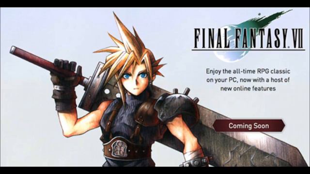 FFVII PC Re-Release Set For Later This Year, Download Only