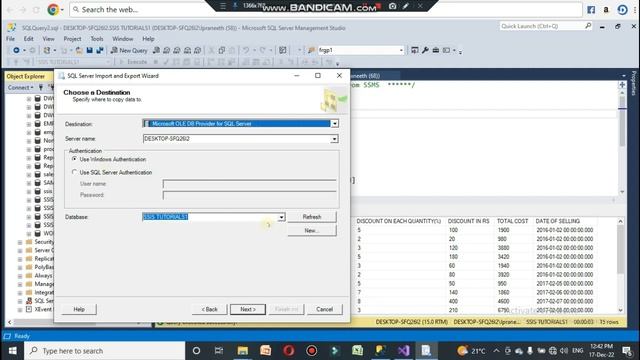 SSIS TUTORIALS FOR BEGINNERS||11.DATA IMPORTING BY USING WIZARD IN SSIS #ssis #msbi смотреть онлайн