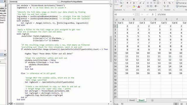 How to Copy Data Based on Dates to a New Worksheet in the Same Workbook смотреть онлайн