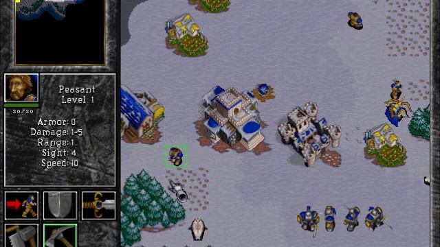 Warcraft 2: Tides of Darkness - Human Campaign Gameplay - Mission 3 смотреть онлайн