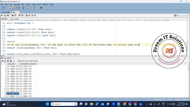 ORACLE| SQL | NUMBER FUNCTIONS | PRACTICE QUESTIONS смотреть онлайн