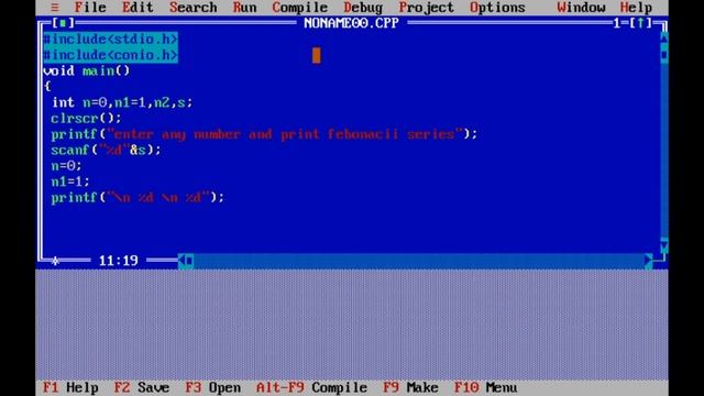 C program to generate Fibonacci series using while loop|| Fibonacci series ||| C program. смотреть онлайн