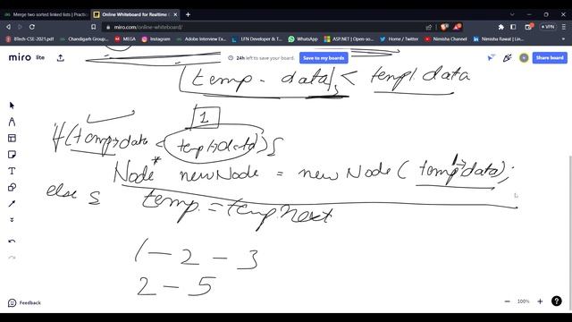 MERGE TWO SORTED LINKED LIST | CPP | JAVA | PYTHON | HINDI смотреть онлайн